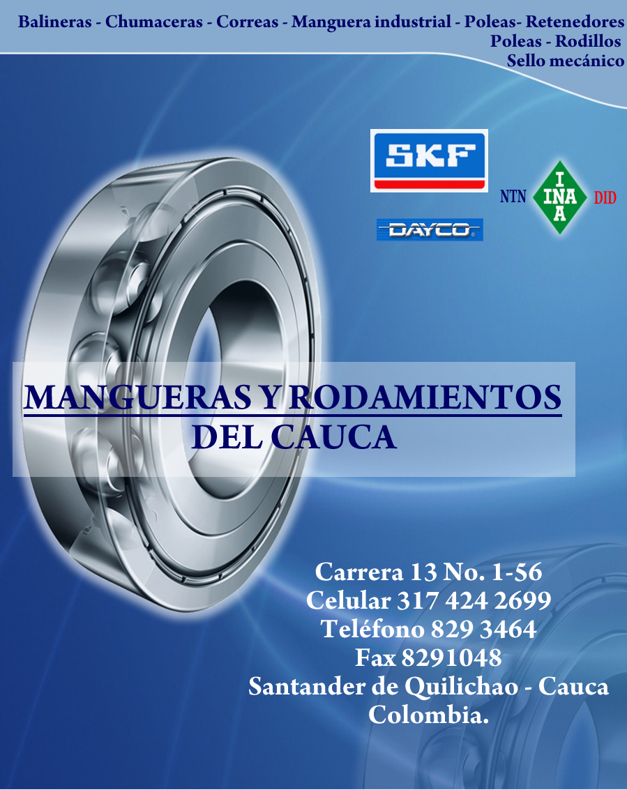 Mangueras y Rodamientos del Cauca